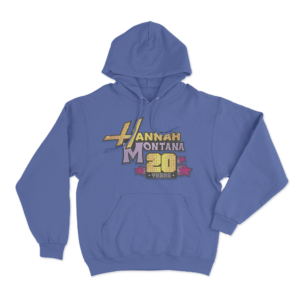 Hannah Montana 20th Anniversary Unisex Hoodie Blue