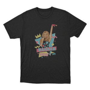 Hannah Montana 90s Pop Unisex T Shirt Black