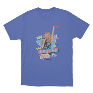 Hannah Montana 90s Pop Unisex T Shirt Blue