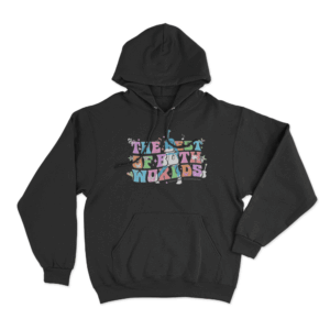 Hannah Montana Best of Both Worlds Unisex Hoodie Black