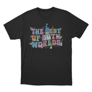 Hannah Montana Best of Both Worlds Unisex T Shirt Black