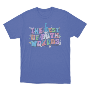 Hannah Montana Best of Both Worlds Unisex T Shirt Blue