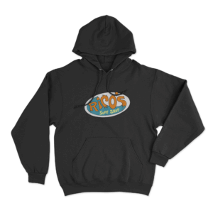 Hannah Montana Ricos Surf Shop Logo Unisex Hoodie Black