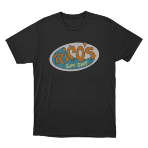Hannah Montana Ricos Surf Shop Logo Unisex T Shirt Black