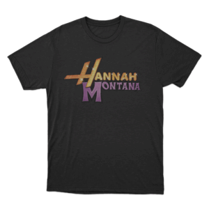 Hannah Montana Unisex T Shirt Black