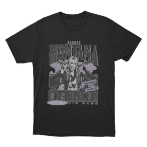 Hannah Montana World Tour Unisex T Shirt Black