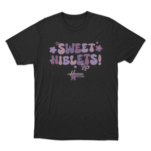 Sweet Niblets Hannah Montana Unisex T Shirt Black